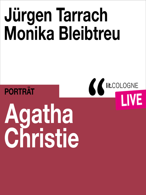 Title details for Agatha Christie--lit.COLOGNE live by Agatha Christie - Available